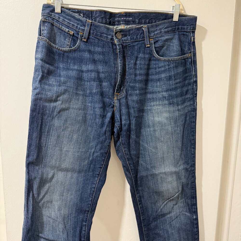 Mens Tommy Hilfiger Straight Leg Jeans – Size 36x34 - Picture 6 of 9